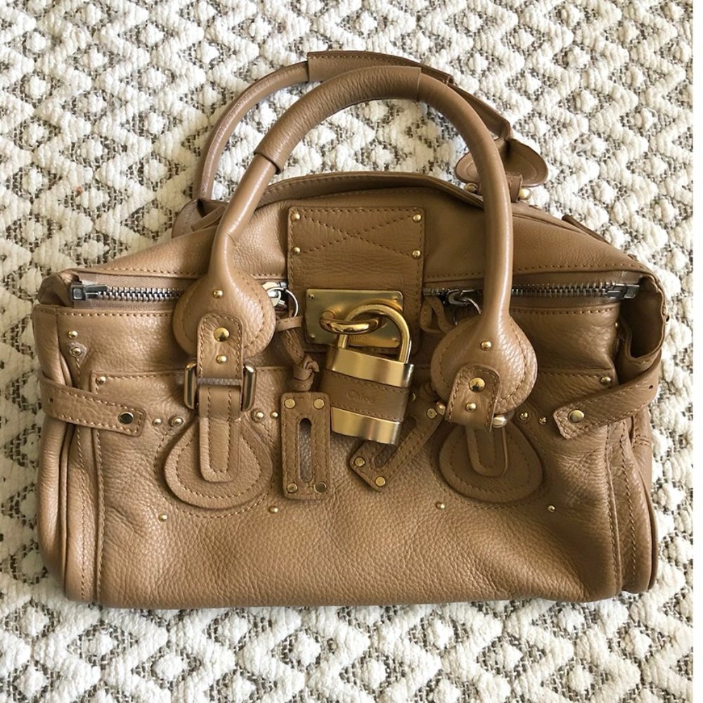 Chloe Paddington Handbag Leather Satchel